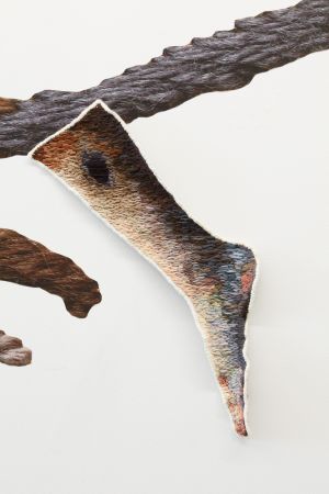 Falling: Line by Line (detail-broken limb)